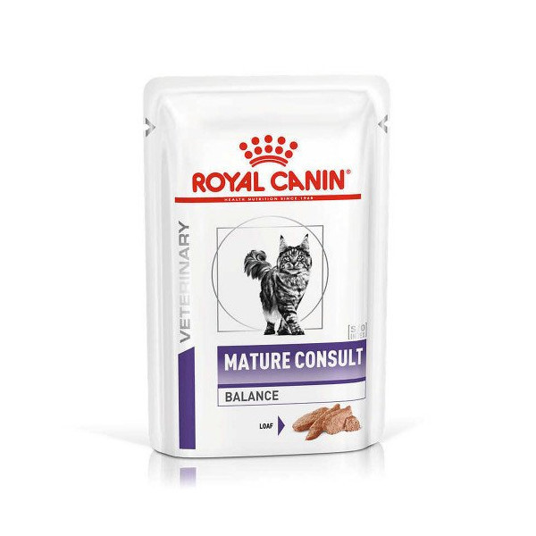 Влажный корм Royal Canin Mature Consult Balance Cat для кошек старше 7 лет, склонных к набору веса, паштет, 85 г