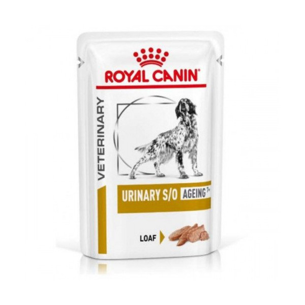 Влажный корм Royal Canin Urinary S/O Ageing 7+ при мочекаменной болезни у собак старше 7 лет, 85 г