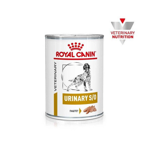 Влажный корм Royal Canin Urinary S/O при мочекаменной болезни у собак, 410 г