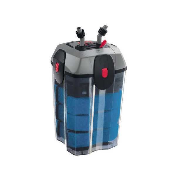Внешний фильтр Ferplast Bluextreme 1500 в комплекте с фильтрующими материалами и насосом, 26x26x46 см