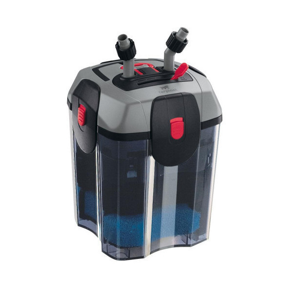 Внешний фильтр Ferplast Bluextreme 700 в комплекте с фильтрующими материалами и насосом, 22x22x34 см