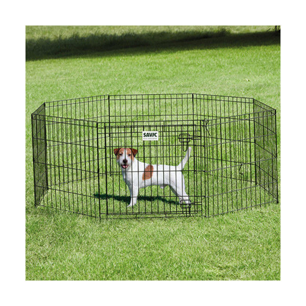Вольер Savic Dog Park для щенков, цинк, 8 панелей, цинк, 61 х 91 см