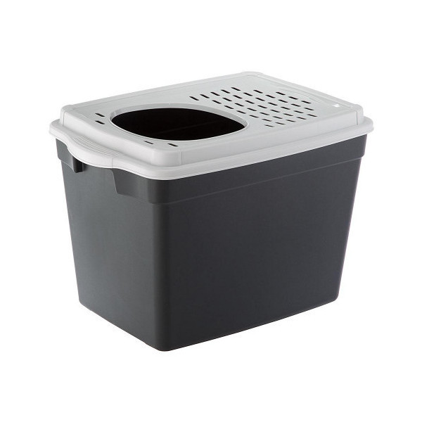 Закрытый туалет Ferplast Toilet Home Jumpy для кошек с верхним входом, 38,8x57,5x9 см