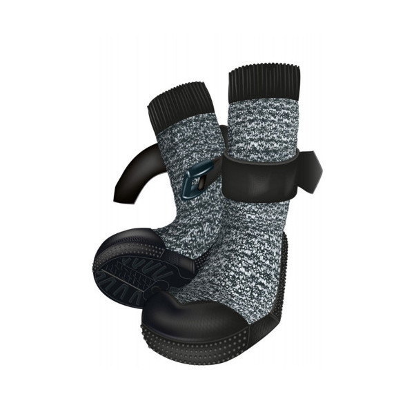 Защитные носки Trixie Walker Socks для собак, размер S-M, черно-серый
